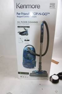 lot A-415 image: Kenmore Pet Friendly POP-N-GO Bagged Canister Vacuum