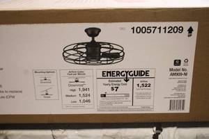 lot A-419 image: Heritage Point 25-Inch LED Ceiling Fan with Dimmable Light