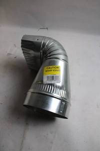lot 420 image: Galvanized Steel Duct Elbow Ventilation Pipe Fitting