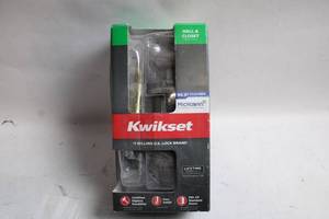 lot 426 image: Kwikset Hall & Closet Door Knob Set with Microban