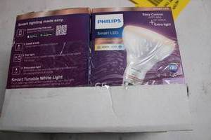 lot 441 image: Philips Smart LED Bulb with Wi-Fi and Bluetooth, 4-Pack