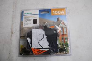 lot 465 image: Siemens 100A 2-Pole Circuit Breaker in Original Packaging