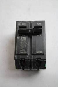 lot 481 image: GE 60 Amp Double Pole Circuit Breaker