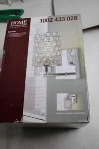 lot 500 image: Home Decorators Collection Crystal Wall Sconce