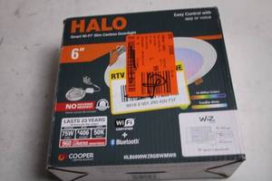 lot 23 image: Halo 6 Smart Wi-Fi Slim Canless Downlight with WiZ App Control