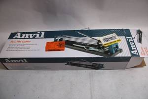 lot 130 image: Anvil 14-inch Tile Cutter with Steel Base