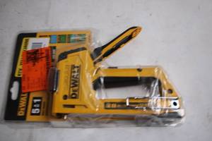 lot 140 image: Dewalt 5-in-1 Multi Tacker Staple Gun