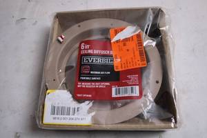 lot 176 image: Everbilt 6-inch Ceiling Diffuser with Paintable Surface