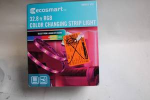 lot 259 image: Ecosmart 32.8 ft RGB Color Changing Strip Light with Remote