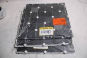 lot 325 image: Set of 3 Black and White Mosaic Tile Sheets, 12x12 Inches