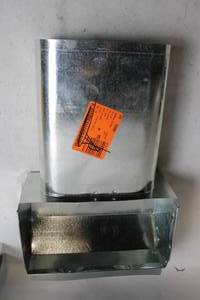 lot 492 image: Galvanized Steel HVAC Duct Transition Adapter