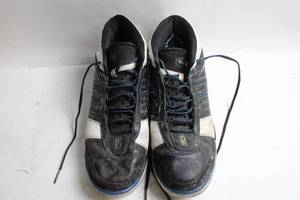 lot 4 image: Used Adidas Mens Size 15 Sneakers with Black and White Design