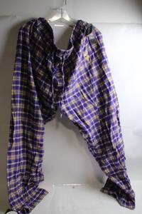 lot 22 image: Minnesota Vikings NFL Team Apparel Plaid Pajama Pants - Size 2XL