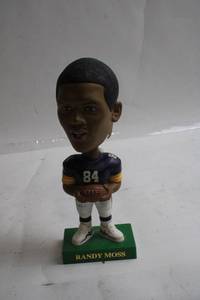 lot 30 image: Randy Moss Collectible Bobblehead Figurine