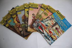 lot 70 image: Set of 10 Classics Illustrated Comic Books
