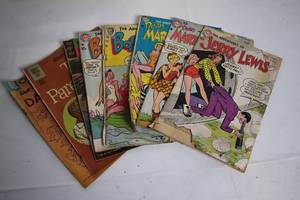 lot 73 image: Collection of 10 Vintage Comic Books Including Jerry Lewis, Bob Hope, and Disney Classics