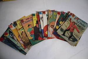 lot 75 image: Collection of 15 Vintage Dell Comics Including I Love Lucy and Lassie