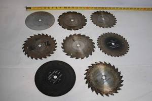 lot 78 image: Lot of 8 Assorted Circular Saw Blades with Various Specifications
