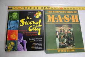 lot 84 image: Books and Audio CD Collection The Second City and The Complete Book of MASH
