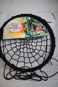 lot 106 image: Web Swing with Durable Metal Frame for Kids