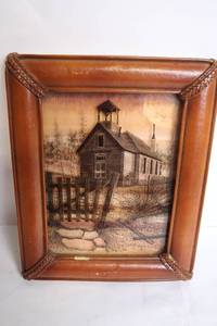 lot 115 image: 1978 Lucid Lines Cherry Creek School Framed Artwork