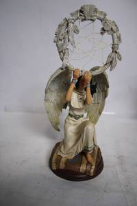 lot 216 image: Mystic Vision Native Dreams Angel Figurine by Bradford Exchange