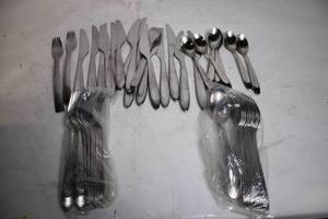 lot B-236 image: Stainless Steel Flatware Set - 48 Pieces