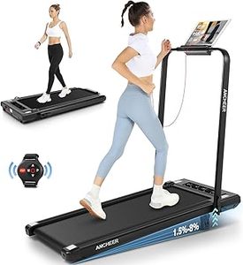 lot F-176-BL image: Under Desk Treadmill With Incline, 300lbs Walking Pad With Handle Bar & Remote Control, 2.5HP Folding for HomeOffice, Installation-Free Jogging Running Electric Machine