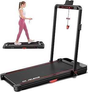 lot F-177-BL image: 2 in 1 Treadmill, Walking Pad With Remote Control LED Display, Portable for HomeOffice, 2.5HP Folding, 265lbs Weight Capacity