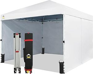 lot P-46-BL image: CROWN SHADES 10X10 Comercial Instant Canopy Pop Up Tent with Center Lock (10x10