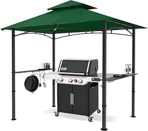 lot P-94-BL image: MASTERCANOPY 8 x 5 Grill Gazebo Outdoor BBQ Gazebo Canopy