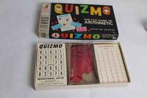 lot 39 image: Vintage Quizmo Educational Lotto Game by Milton Bradley