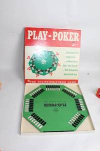lot 42 image: Vintage Play Poker Solitaire Game by Jereco