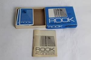 lot 44 image: Complete Rook Card Game with Rule Book by Parker Brothers