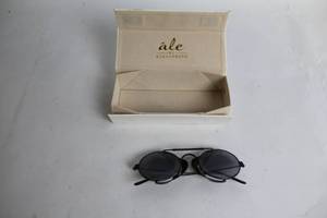 lot 70 image: Vintage Ale by Alessandra Round Sunglasses with Case