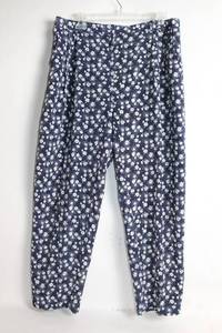 lot 113 image: Floral Patterned Blue Womens Pants