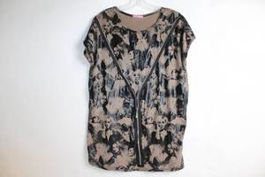 lot 137 image: Hua Shazi Womens Dress with Black and Nude Print