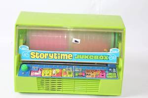 lot 148 image: Vintage Storytime Jukebox Toy with Colorful Graphics
