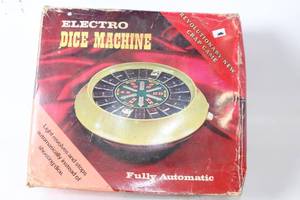 lot 182 image: Vintage Electro Dice Machine with Automatic Settings