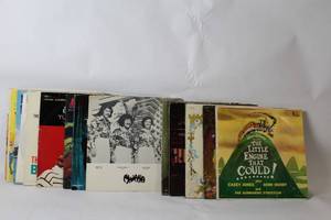 lot 193 image: Collection of 18 Vintage Vinyl Records including The Little Engine That Could