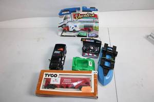 lot 209 image: Assorted Diecast Vehicle Toy Set with Accessories