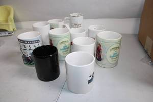 lot 228 image: Collection of 13 Horse Racing Themed Coffee Mugs