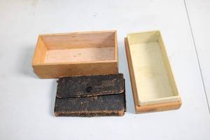 lot 232 image: Vintage Eisell & Company Surgeons Needle Case with Wooden Boxes