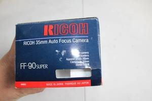 lot 253 image: Ricoh FF-90 Super 35mm Auto Focus Camera with Original Box