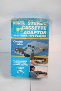 lot 265 image: KRACO Stereo Cassette Adapter for 8-Track Tape Players