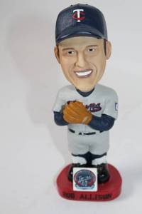 lot 310 image: Bob Allison Minnesota Twins Bobblehead Collectible