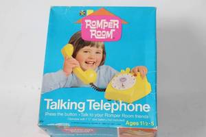lot 325 image: Vintage Romper Room Talking Telephone Toy