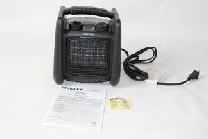 lot 342 image: Stanley Low-Profile Electric Heater ST-221A 1500W