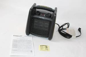 lot 343 image: Stanley Low-Profile Electric Fan Heater Model ST-221A-120