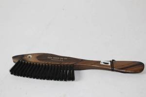 lot 361 image: Vintage Don Weich Oil Co. Wooden Bristle Brush